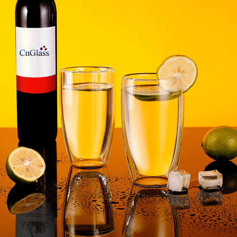 CNGLASS: vidrio borosilicato ligero y duradero, libre de plomo.