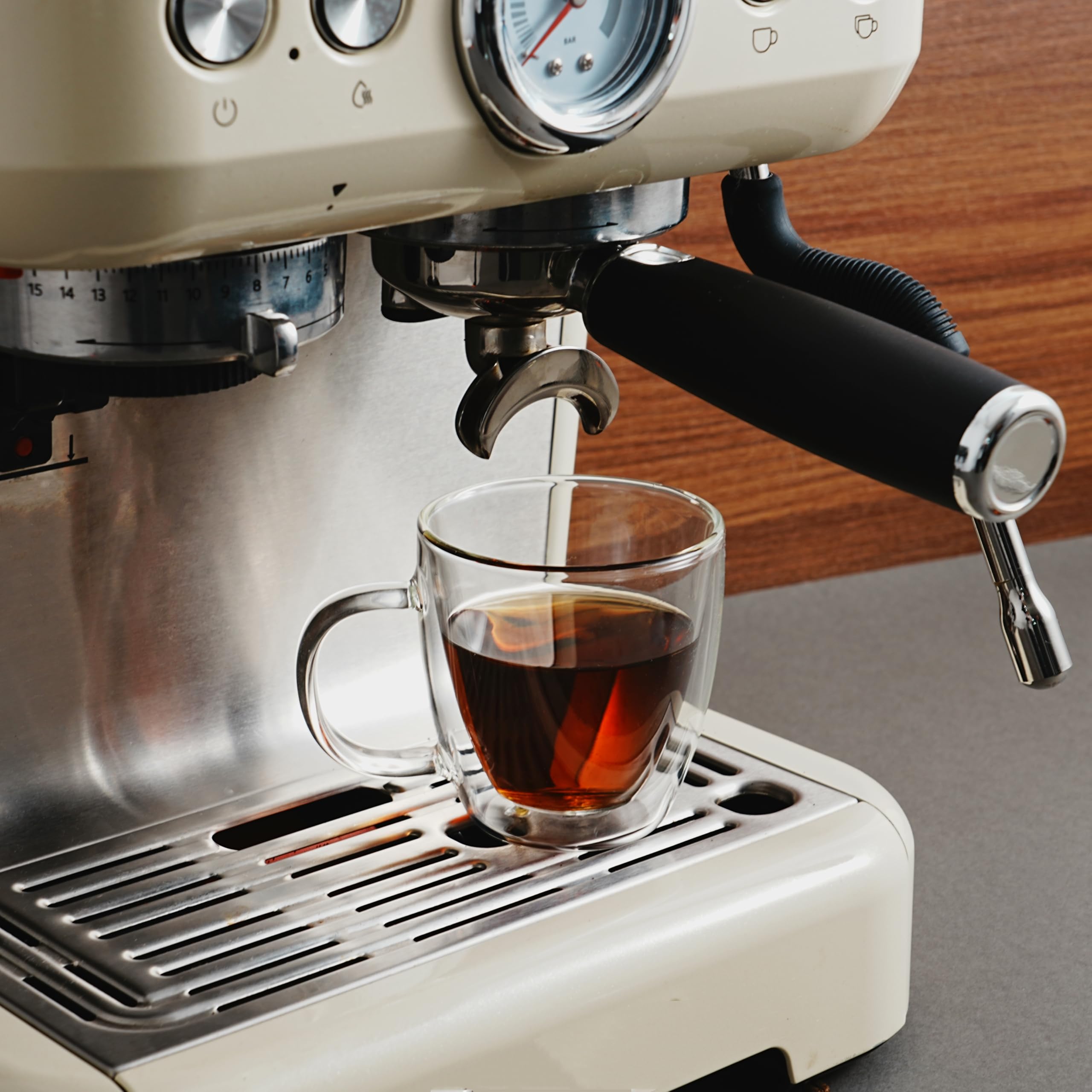 CNGLASS taza para te de doble pared con asa.