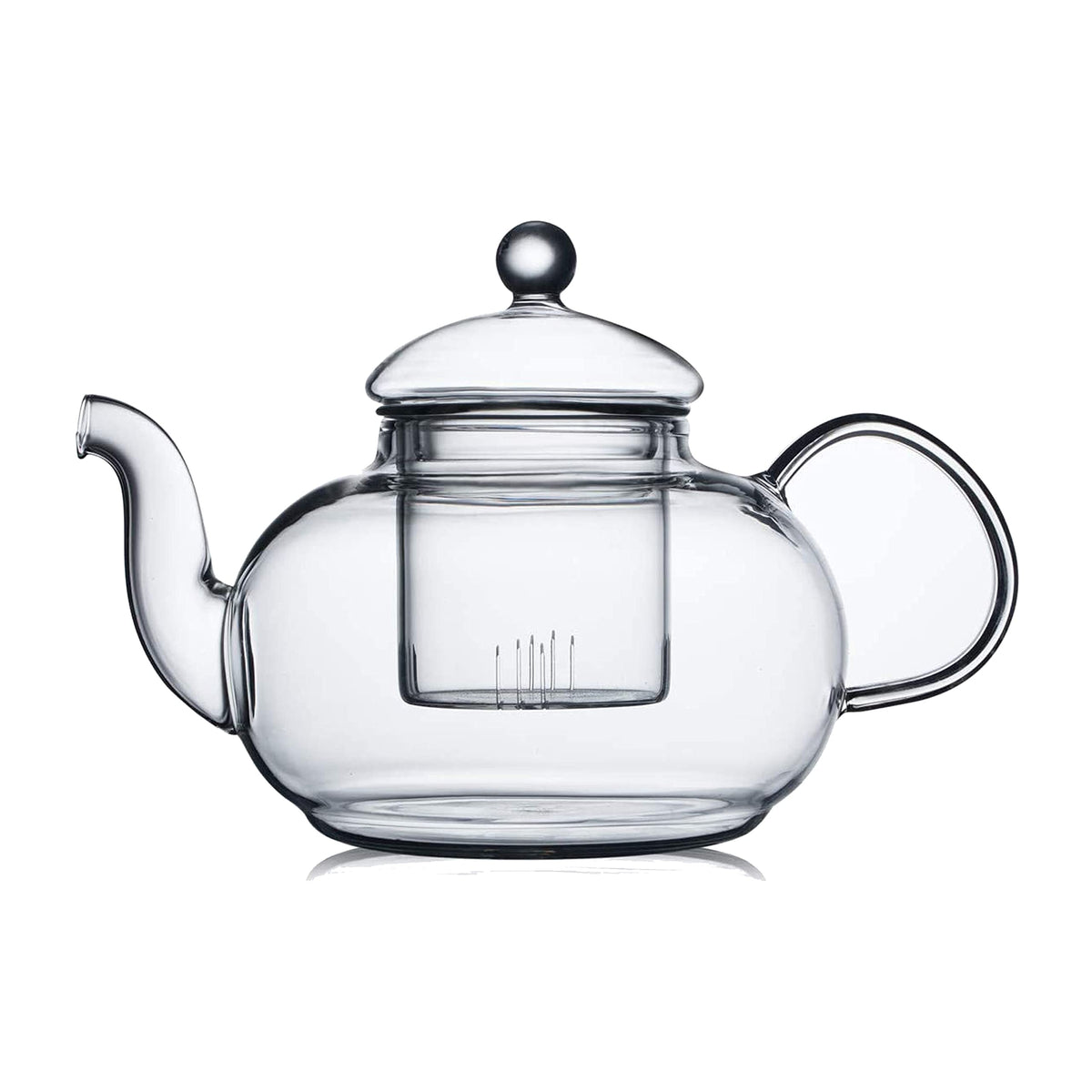 Tetera CNGLASS con infusor removible para infusiones limpias y aromáticas