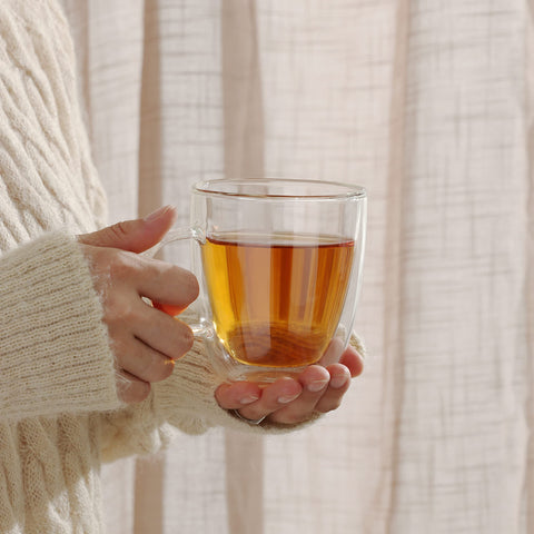 CNGLASS taza vidrio claro, libre de plomo, segura.