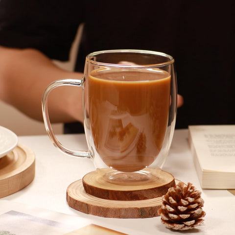 CNGLASS taza vidrio ligero y resistente para uso diario.