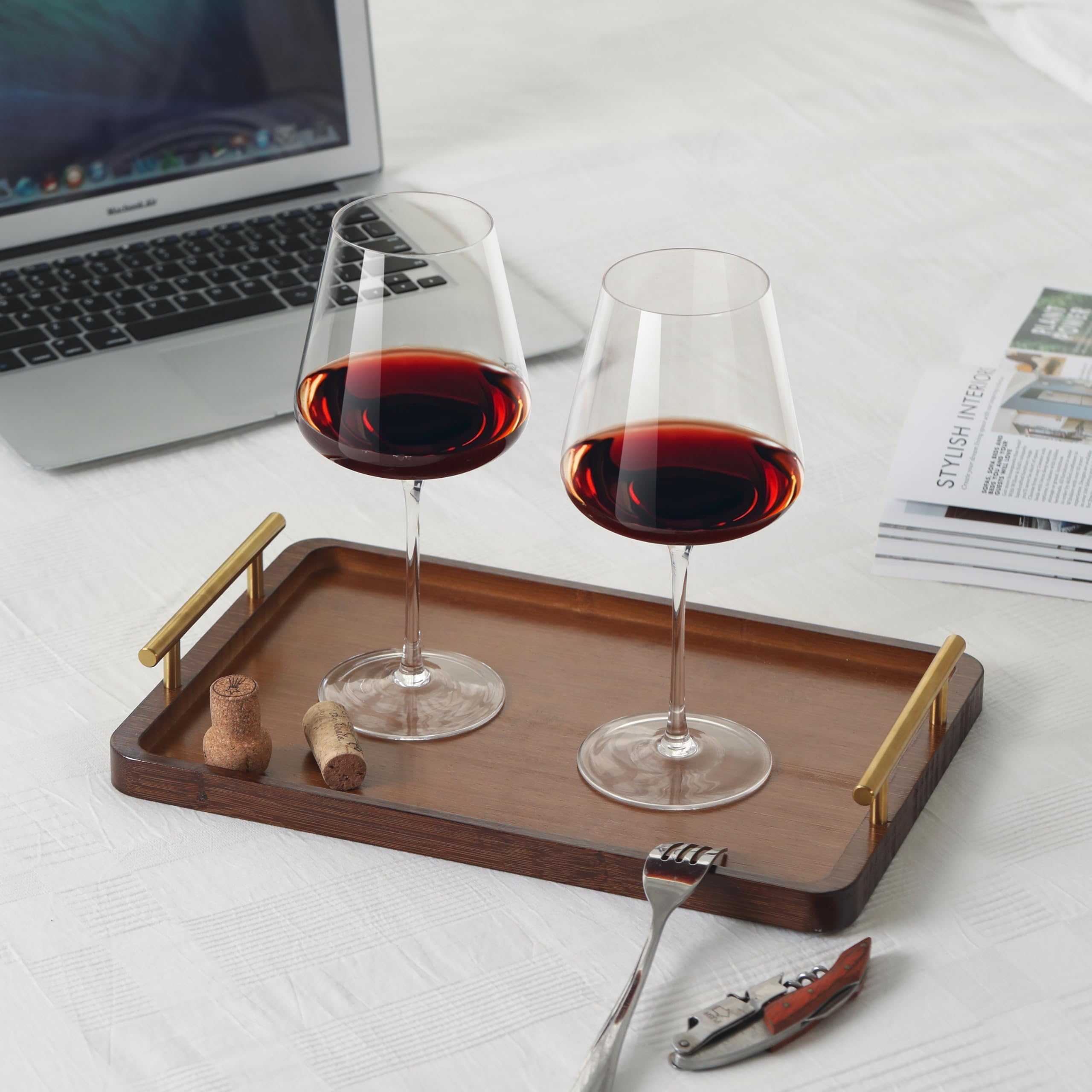CnSneg uso diario, copas de vino duraderas para casa.