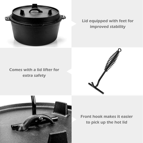 CO-Z DARTMOOR 9 Qt: levantador de tapa incluido para seguridad