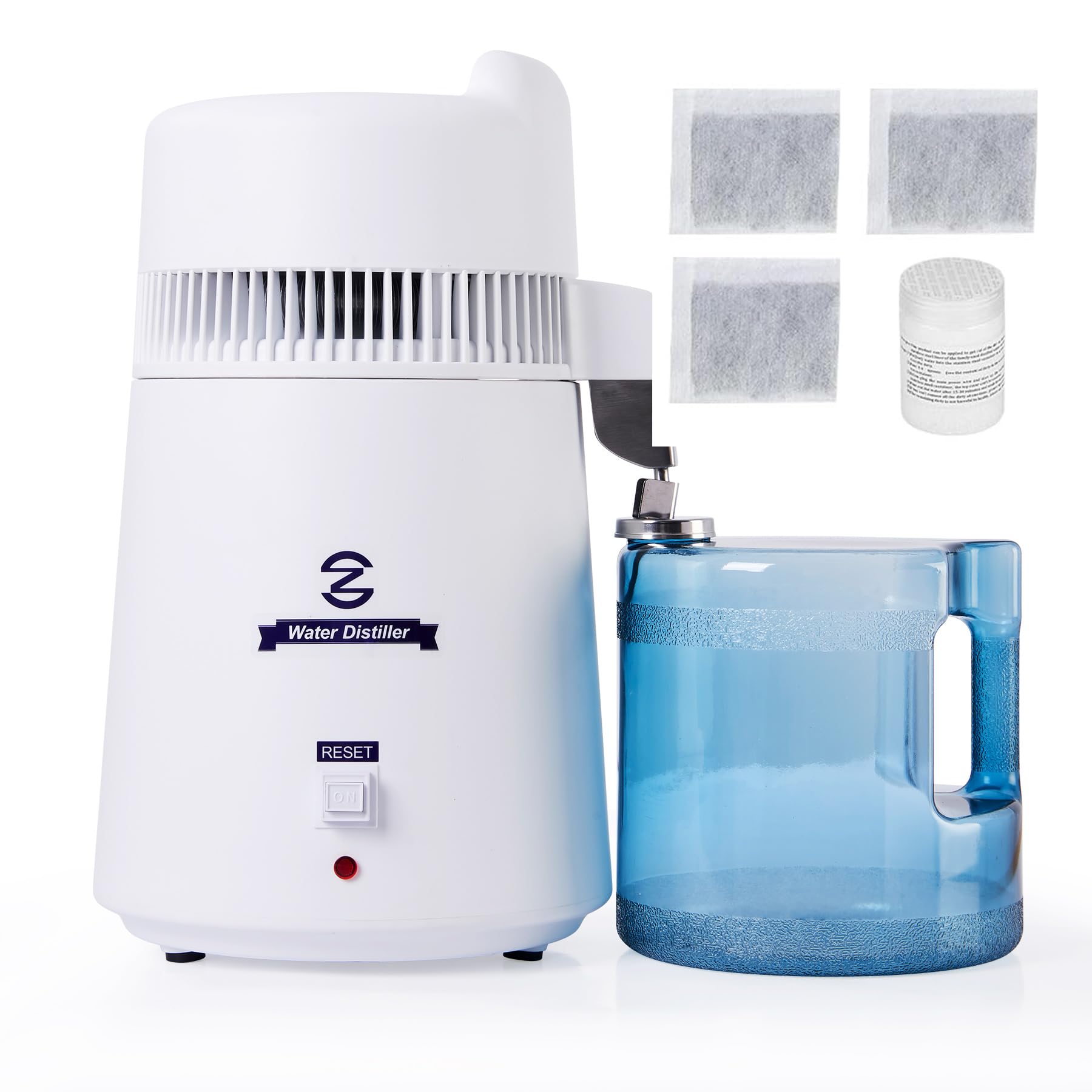 CO-Z destilador de 6 L en encimera para agua purificada en casa