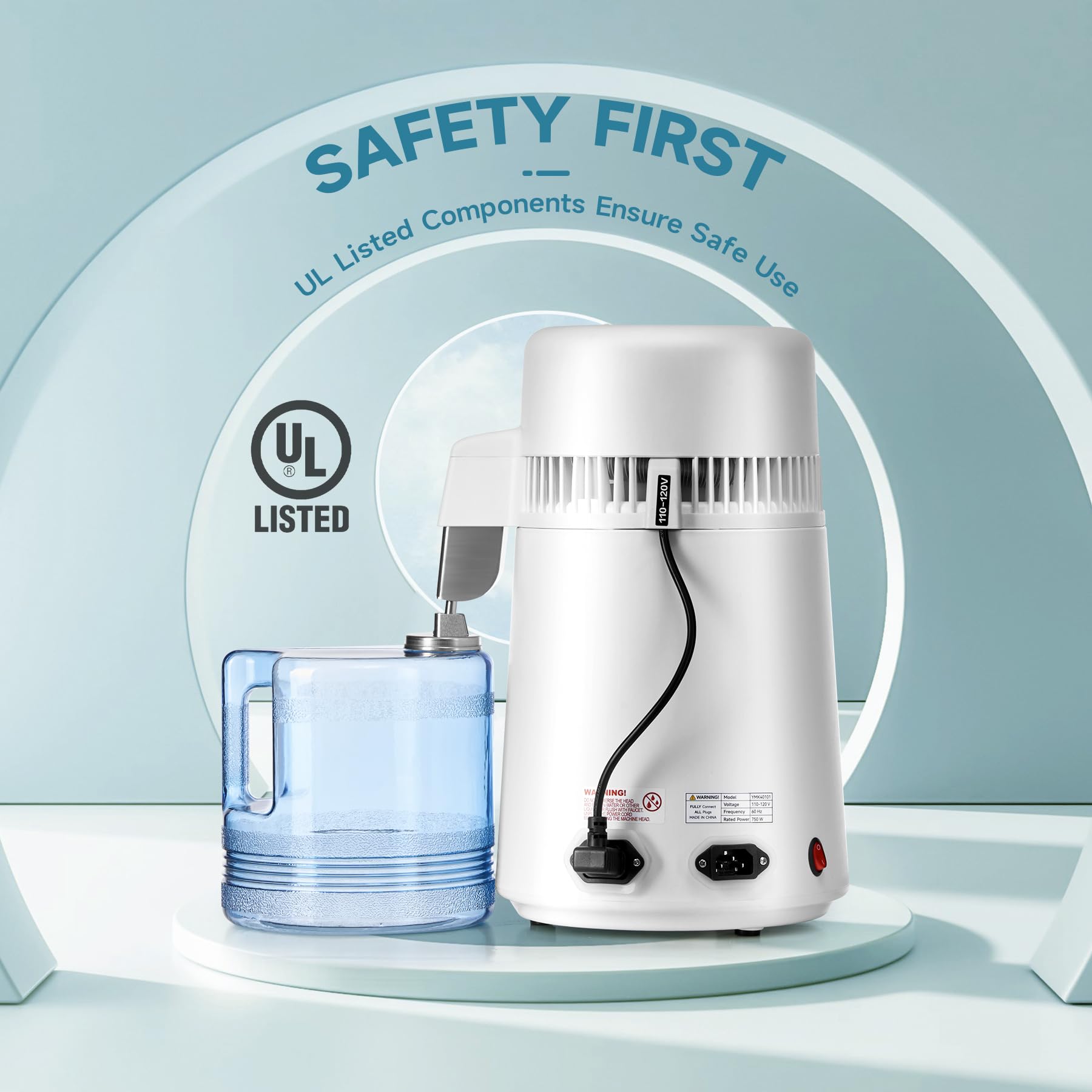 CO-Z produce agua purificada para beber y para máquinas.