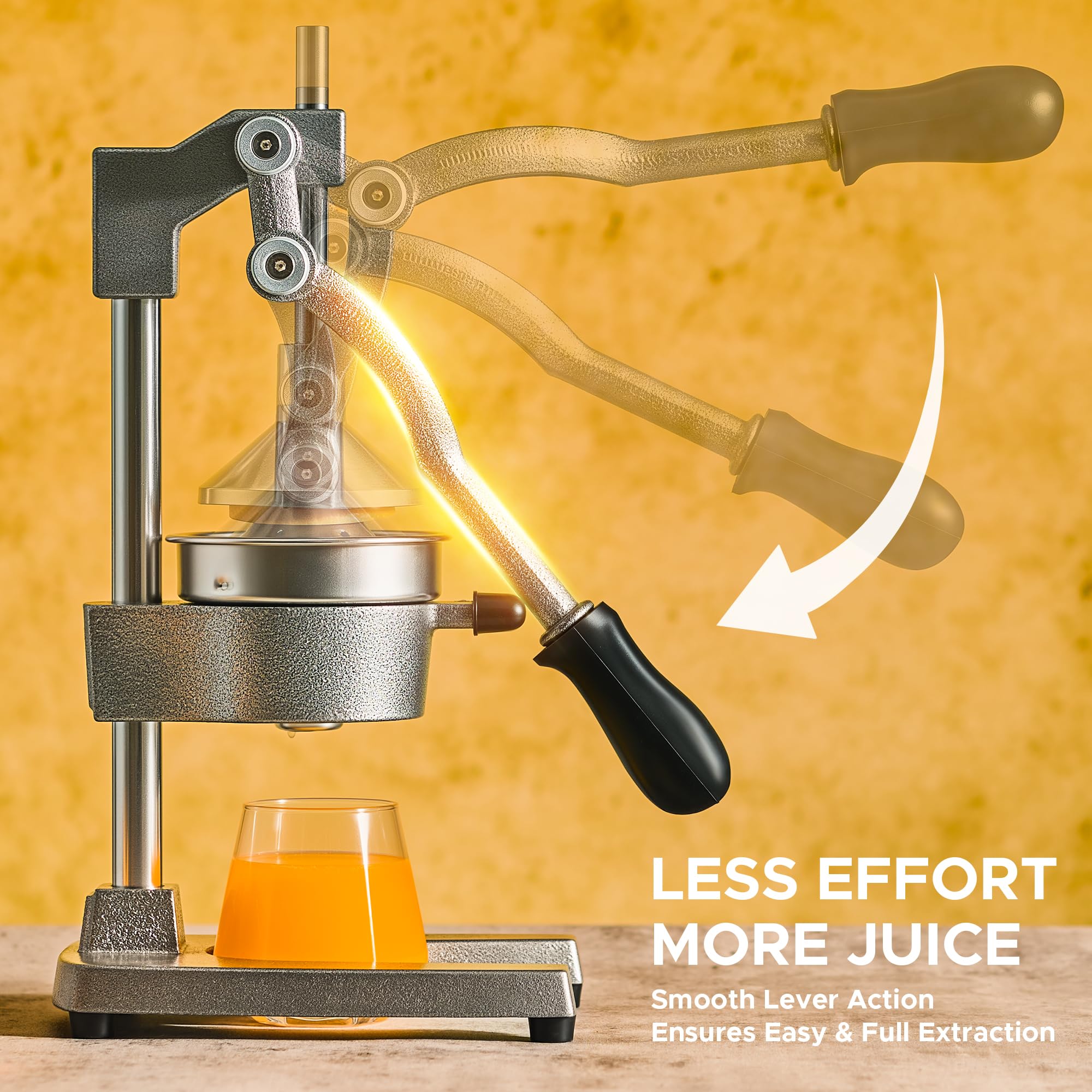 CO-Z exprimidor cítrico manual con toronja permite extracción eficiente de jugos aromáticos.