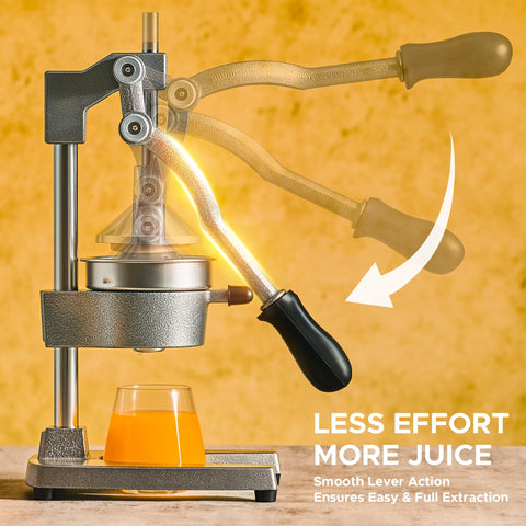 CO-Z exprimidor cítrico manual con toronja permite extracción eficiente de jugos aromáticos.