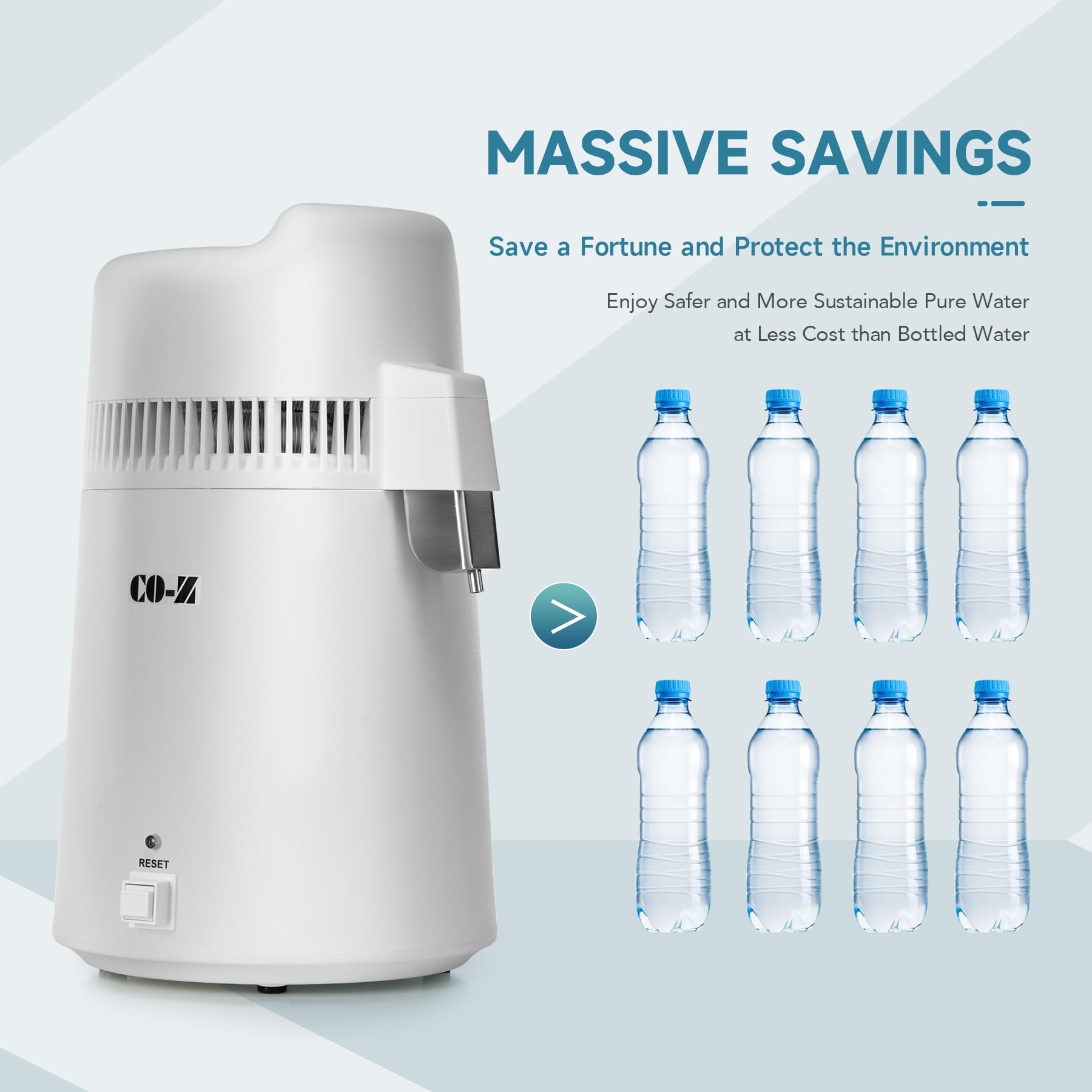 CO-Z ventilación amplia para funcionamiento estable