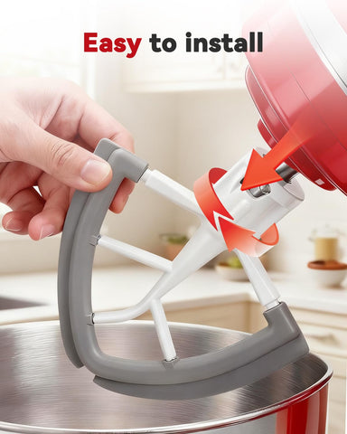 COADOW pala-flex-edge compatible con accesorios de KitchenAid para ampliar usos.