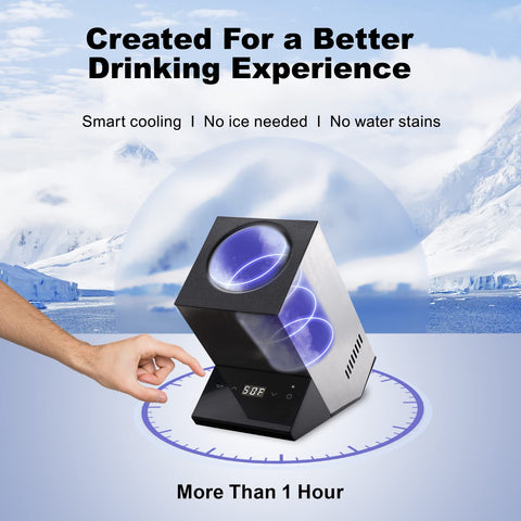 Cobalance para cenas y picnics, mantiene el vino frío sin hielo.