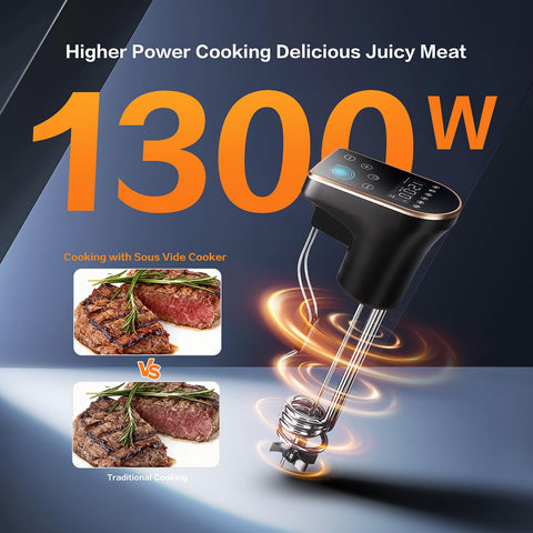 cocedor-sous-vide-1300w IPX7 inmersión total y limpieza segura