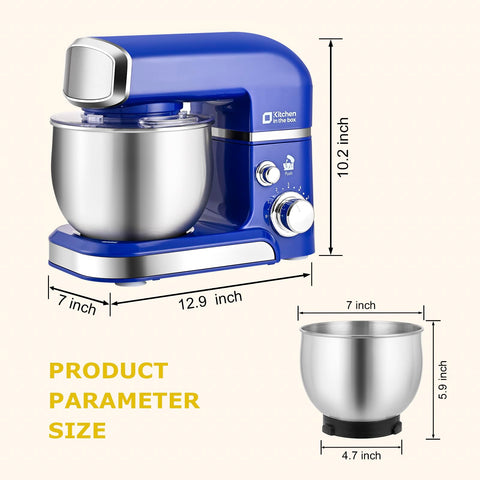 Cocina en la Caja: bol de 3,2 Qt de acero inoxidable.