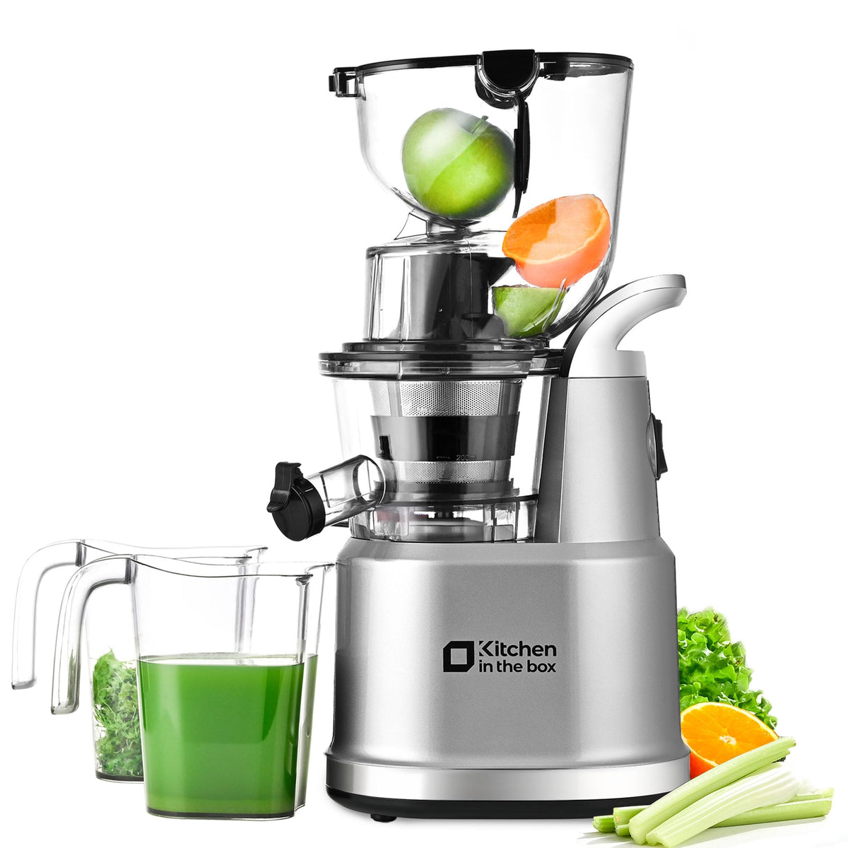 Kitchen in the Box: entrada amplia 83 mm para jugos de frutas enteras