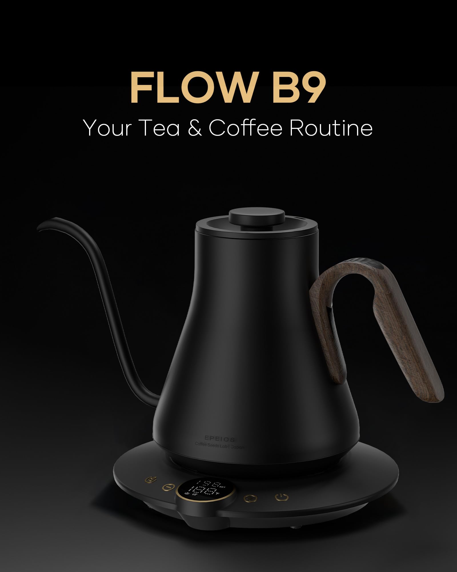 Hervidor Cocinare FLOW B9 con calentamiento rápido para preparar bebidas