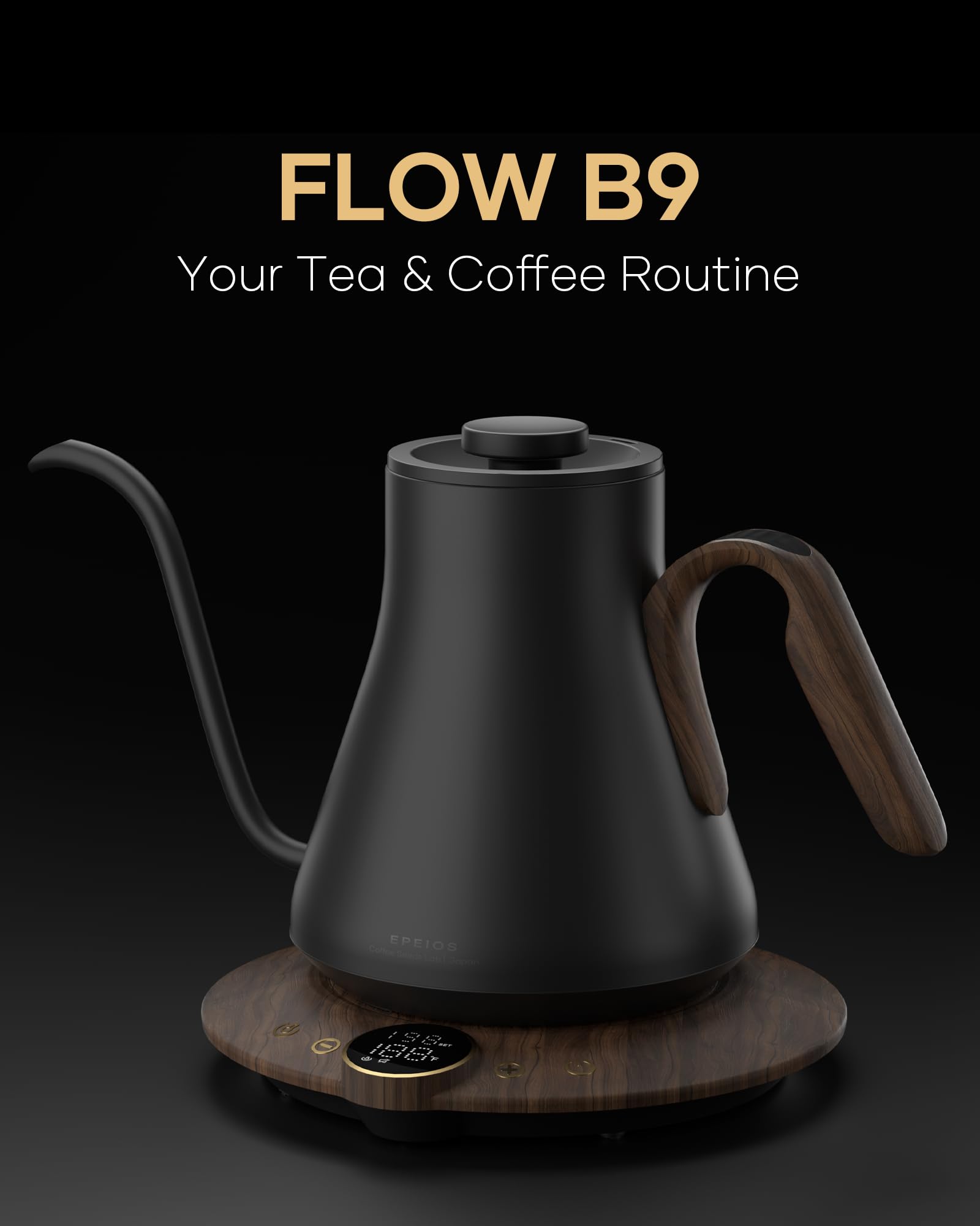 Cocinare FLOW B9, detalle del caño ergonómico para un vertido suave.