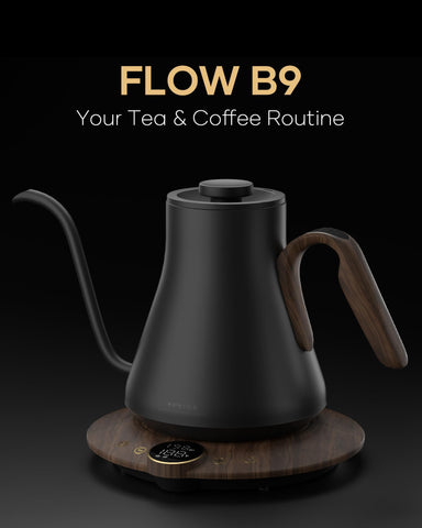 Cocinare FLOW B9, detalle del caño ergonómico para un vertido suave.