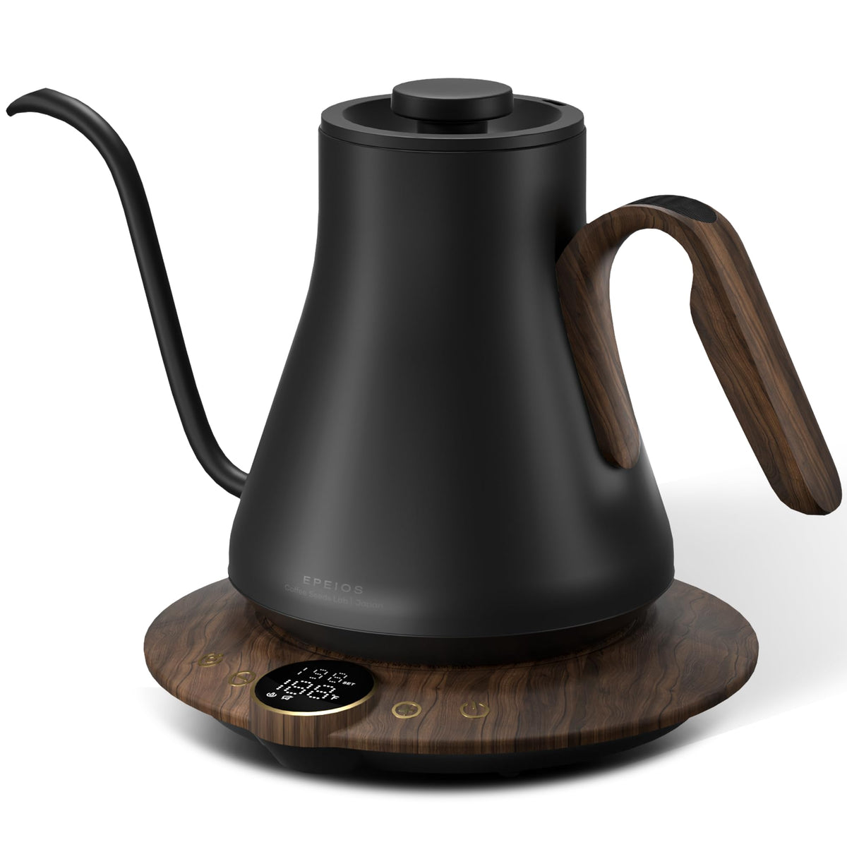 Cocinare FLOW B9, vista frontal: hervidor elegante para un vertido preciso en casa.