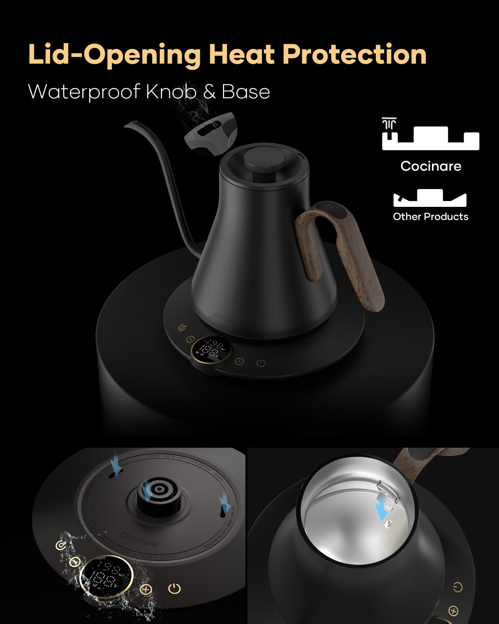 Presentación de regalo minimalista del Cocinare FLOW B9