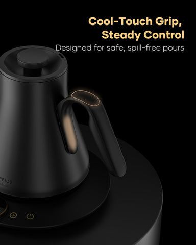Cocinare FLOW B9 temporizador de infusión integrado para consistencia.