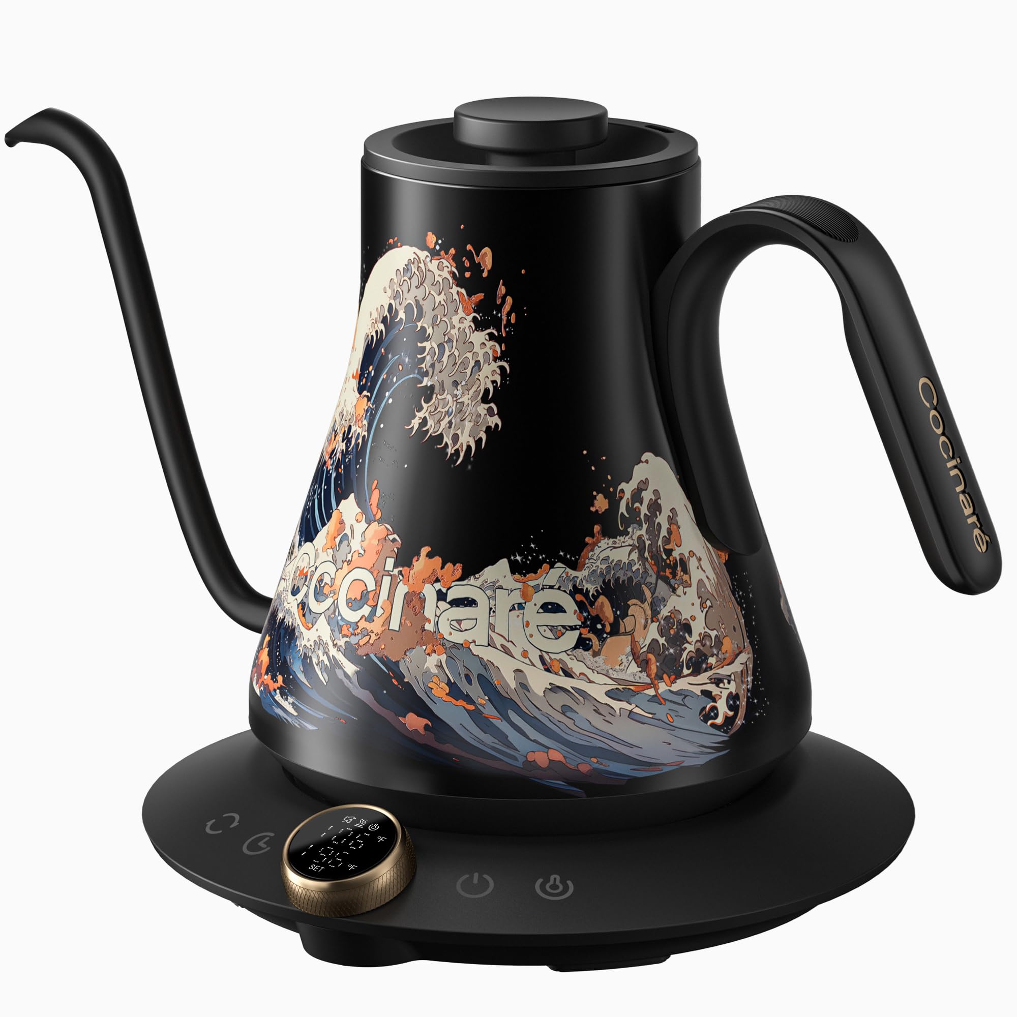 Cocinare FLOW M9 con diseño de ola para rituales de café más fluidos