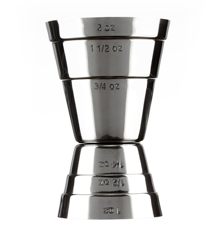 Cocktail Farmer medidor con diseño ergonómico para uso cómodo.