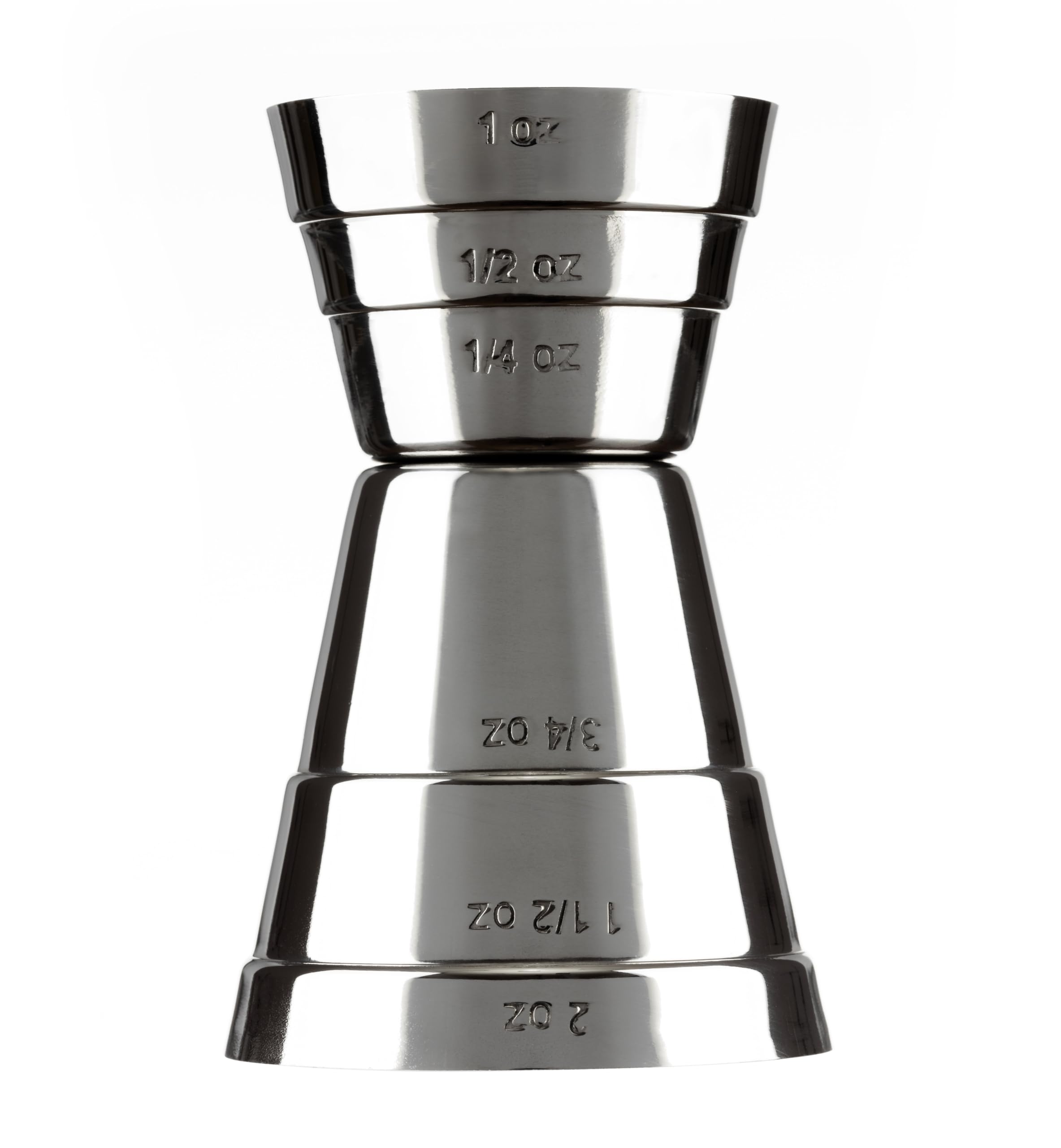Cocktail Farmer medidor estándar con doble cara para precisión en cocteles.