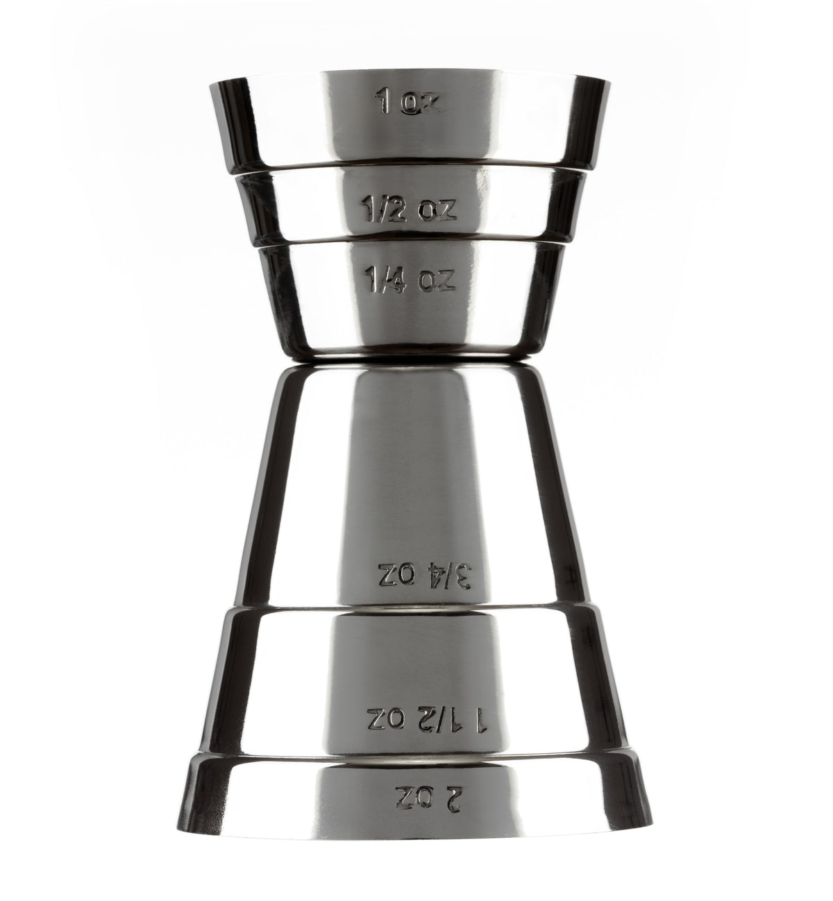 Cocktail Farmer medidor estándar con doble cara para precisión en cocteles.
