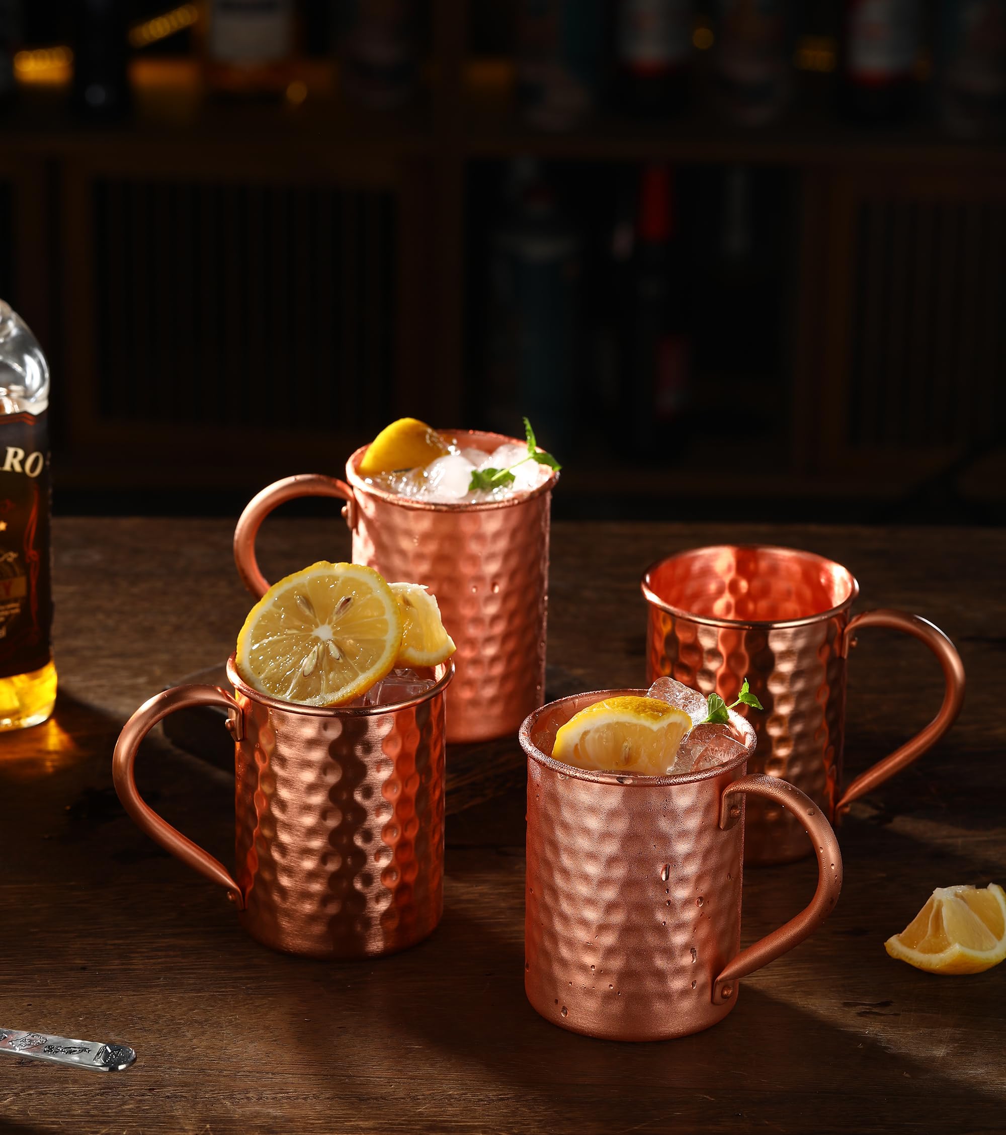 Cocktail Geek vaso para bebidas frías en cobre, mantiene la temperatura por más tiempo.