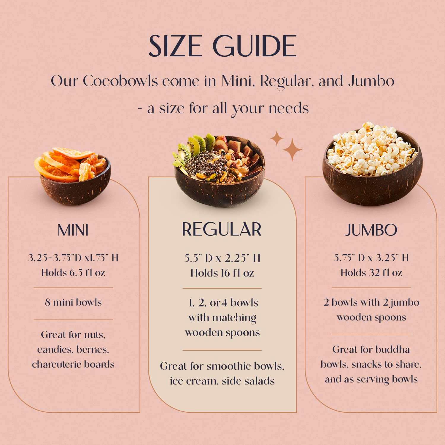 Cocobowlco cucharas de madera ébano para servir con estilo.
