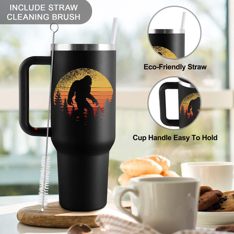 COCOGIFTS Vaso Bigfoot cabe en portavasos, perfecto para viajes.