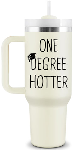COCOGIFTS Tumbler graduación frente con mensaje, ideal para celebrar logros con estilo