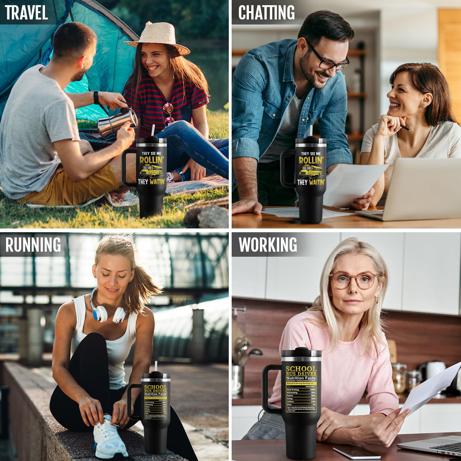 COCOGIFTS uso diario en desplazamientos: resistente para ir al trabajo.