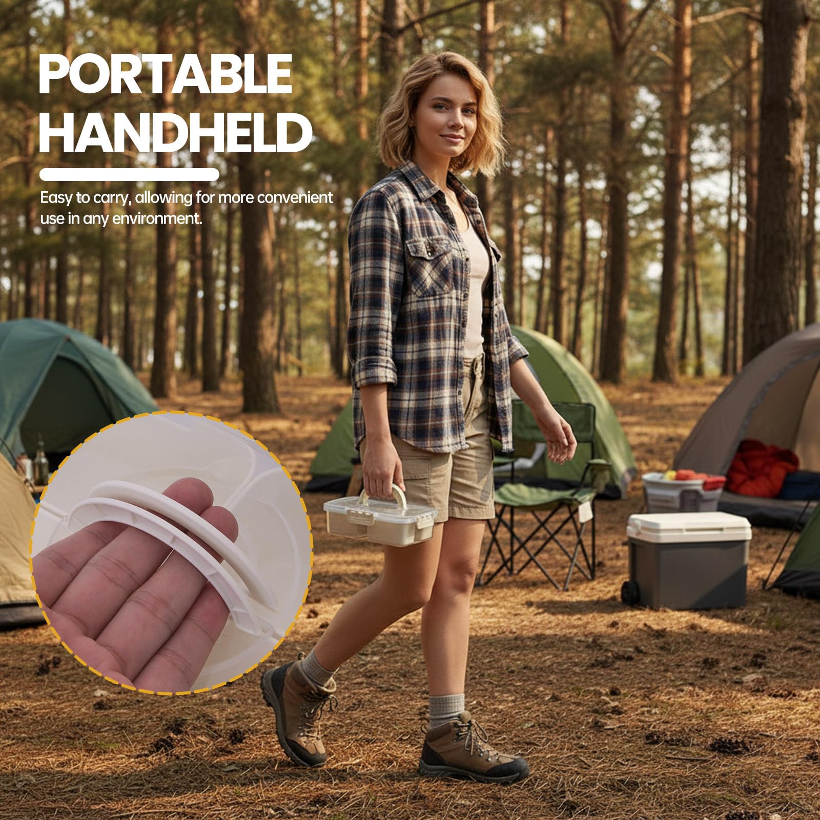 Caja Snackle CODIEKEY ideal para reuniones, picnics y viajes