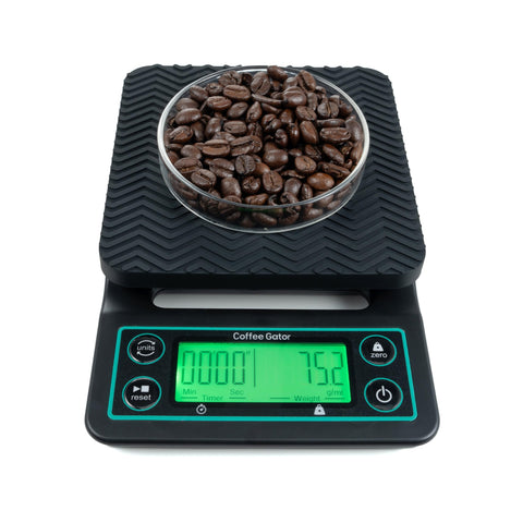 Coffee Gator escala de cocina con precisión 0,1 g para preparaciones precisas
