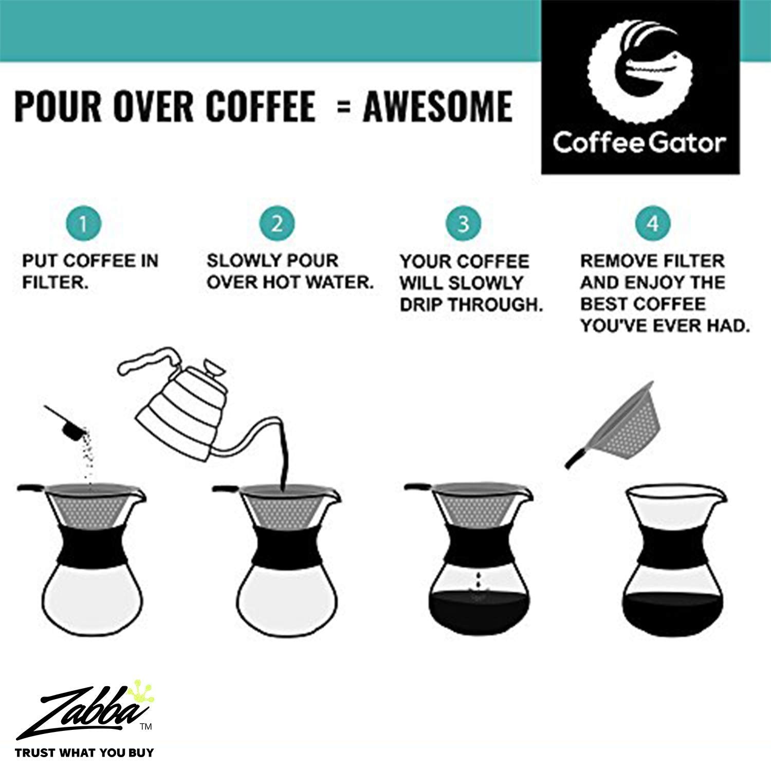 Coffee Gator Tetera ideal para café y té