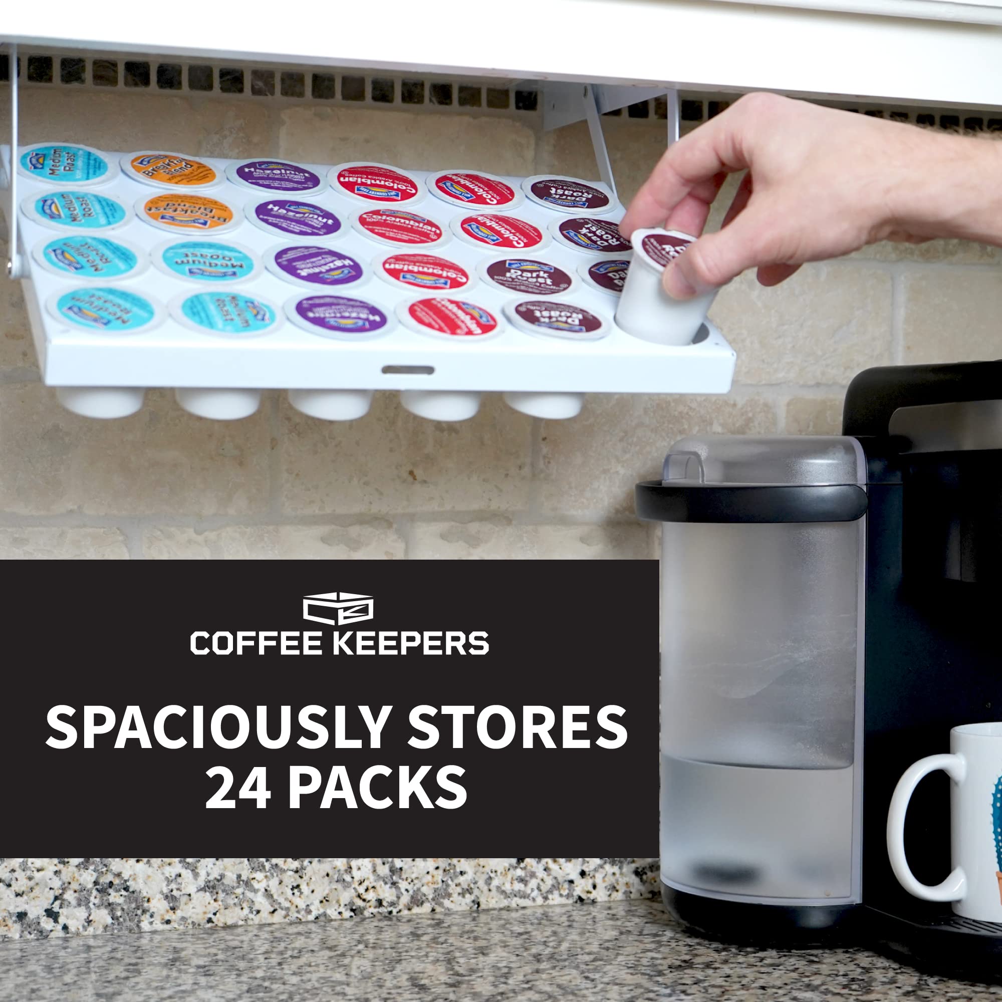 COFFEEKEEPERS apertura abatible facilita tomar tu bebida favorita.