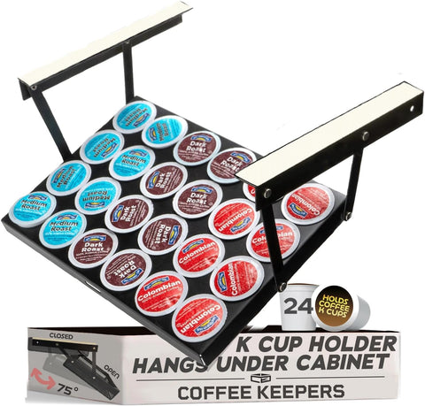 COFFEEKEEPERS porta-kcup bajo armario con swing para fácil acceso al café