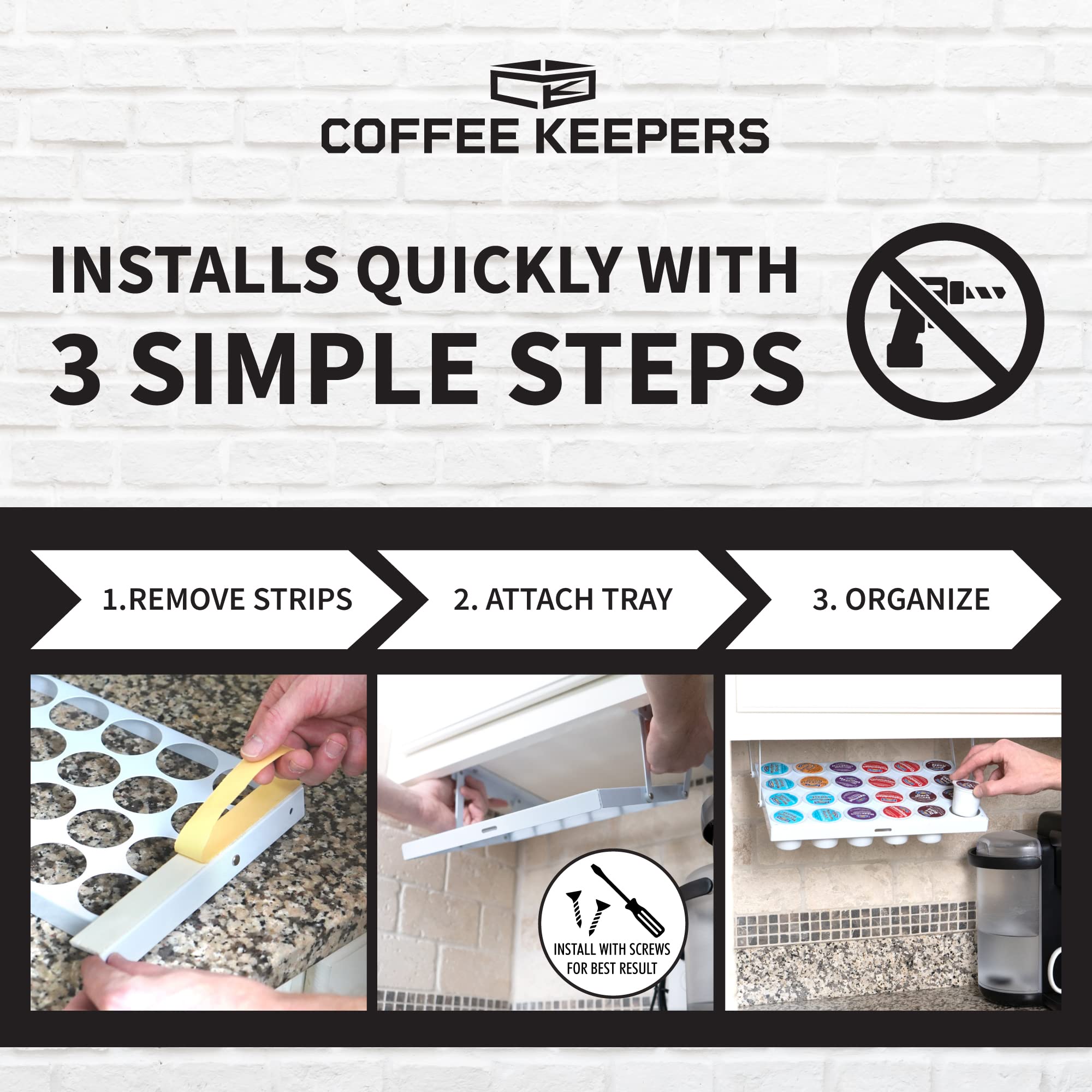 COFFEEKEEPERS diseño de acero resistente mejora durabilidad frente a plástico.