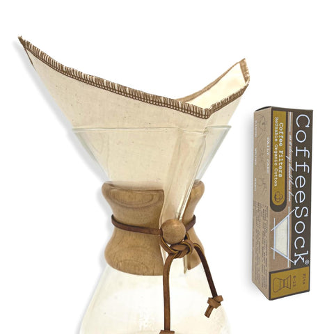 CoffeeSock Original: filtro de café reutilizable mejora sabor y reduce residuos