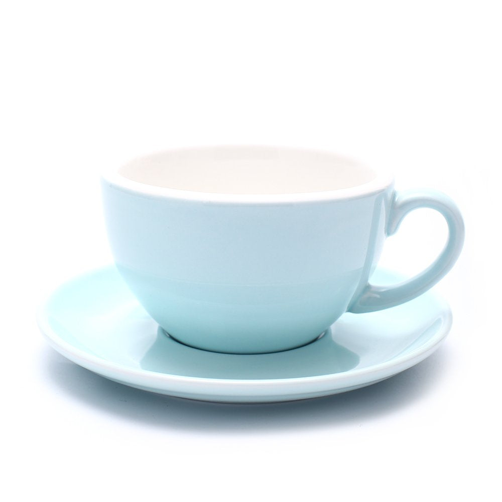 Coffeezone-taza arte-latte-azul-claro-10-5oz para crear diseños en café con leche.