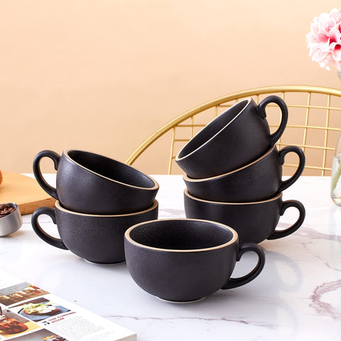 Coffeezone tazas arte del latte 12oz, diseño profesional para capuchinos.