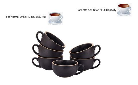 Coffeezone tazas uso profesional barista, perfectas para servicios rápidos.