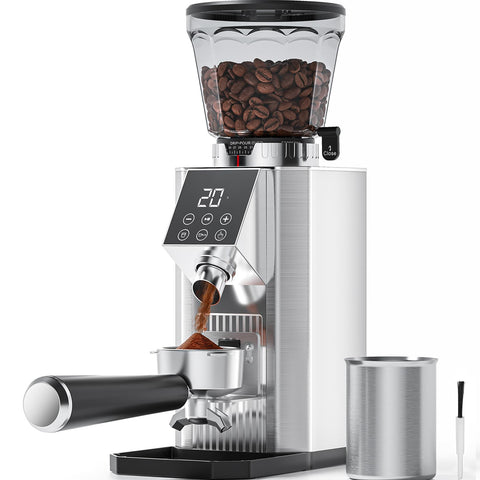 COFIBREWS molinillo de café grano: molienda uniforme para expreso y filtros.