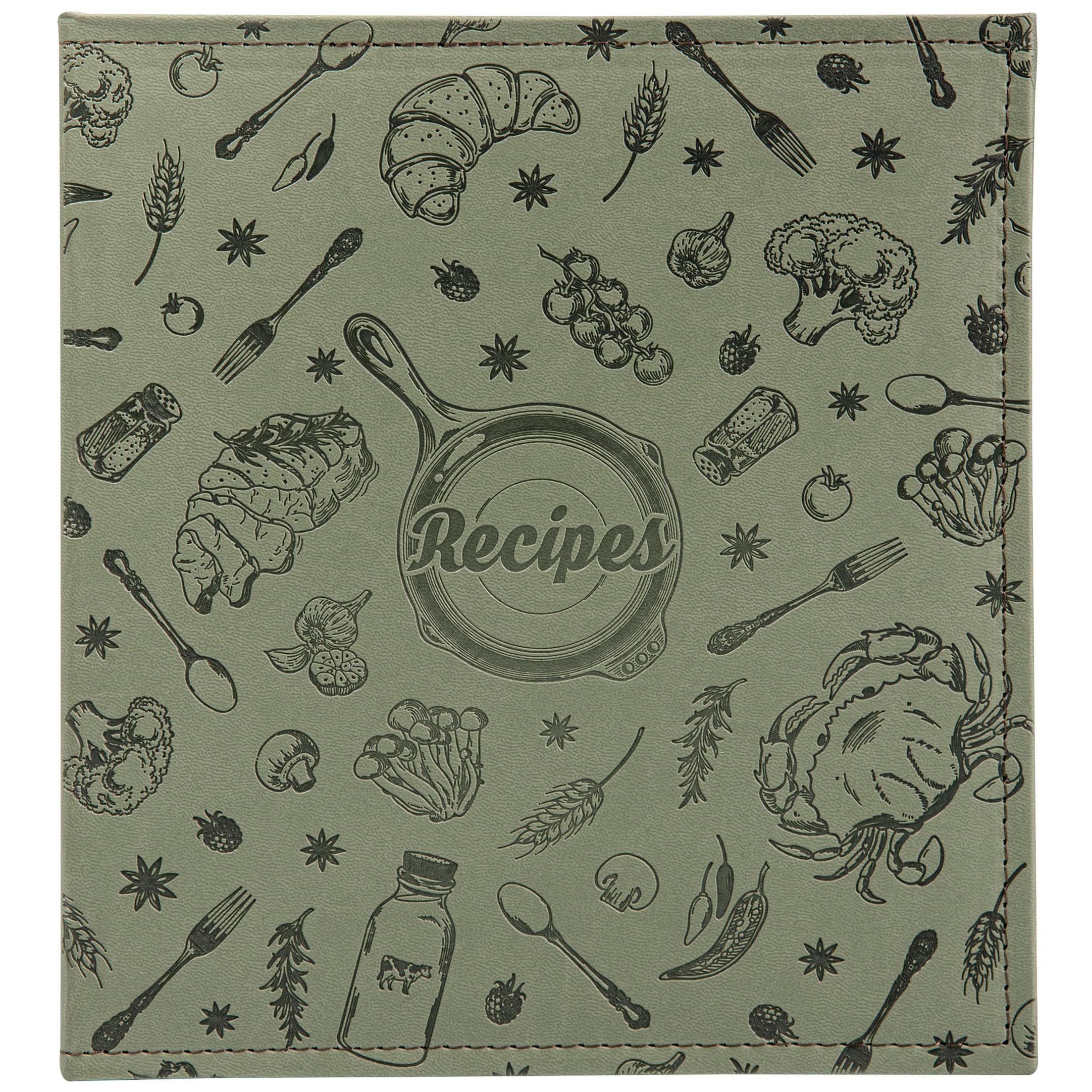 COFICE carpeta-recetas con 3 anillas, verde oscuro, para organizar tus recetas favoritas.
