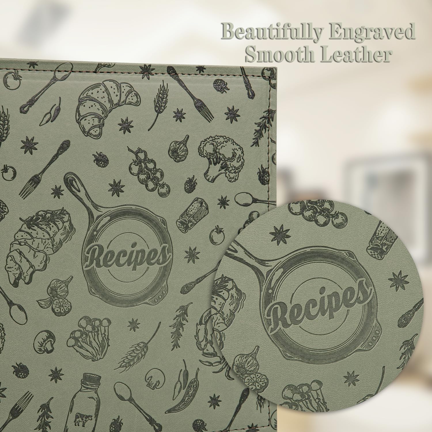 COFICE hojas-protectoras transparentes, 20 páginas, protegiendo recetas sin manchas.