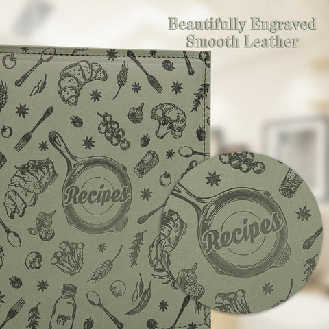 COFICE hojas-protectoras transparentes, 20 páginas, protegiendo recetas sin manchas.