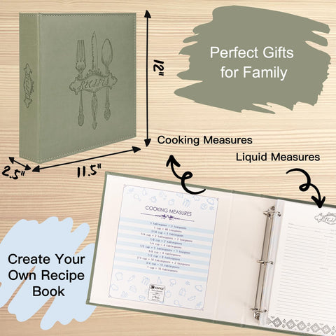 COFICE papel beige para recetas, 50 hojas listas para anotar.