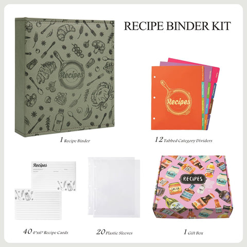 COFICE tarjetas-receta 4x6, 40 unidades, ideal para conservar recetas favoritas.