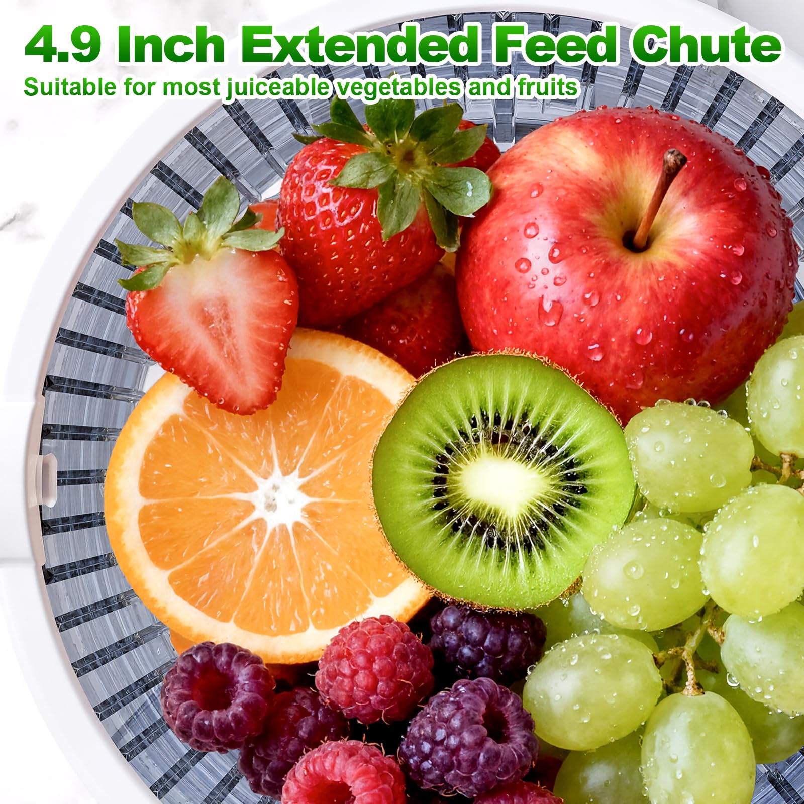 Cofun dos vasos de 32oz para jugos directos y almacenamiento sin desorden.