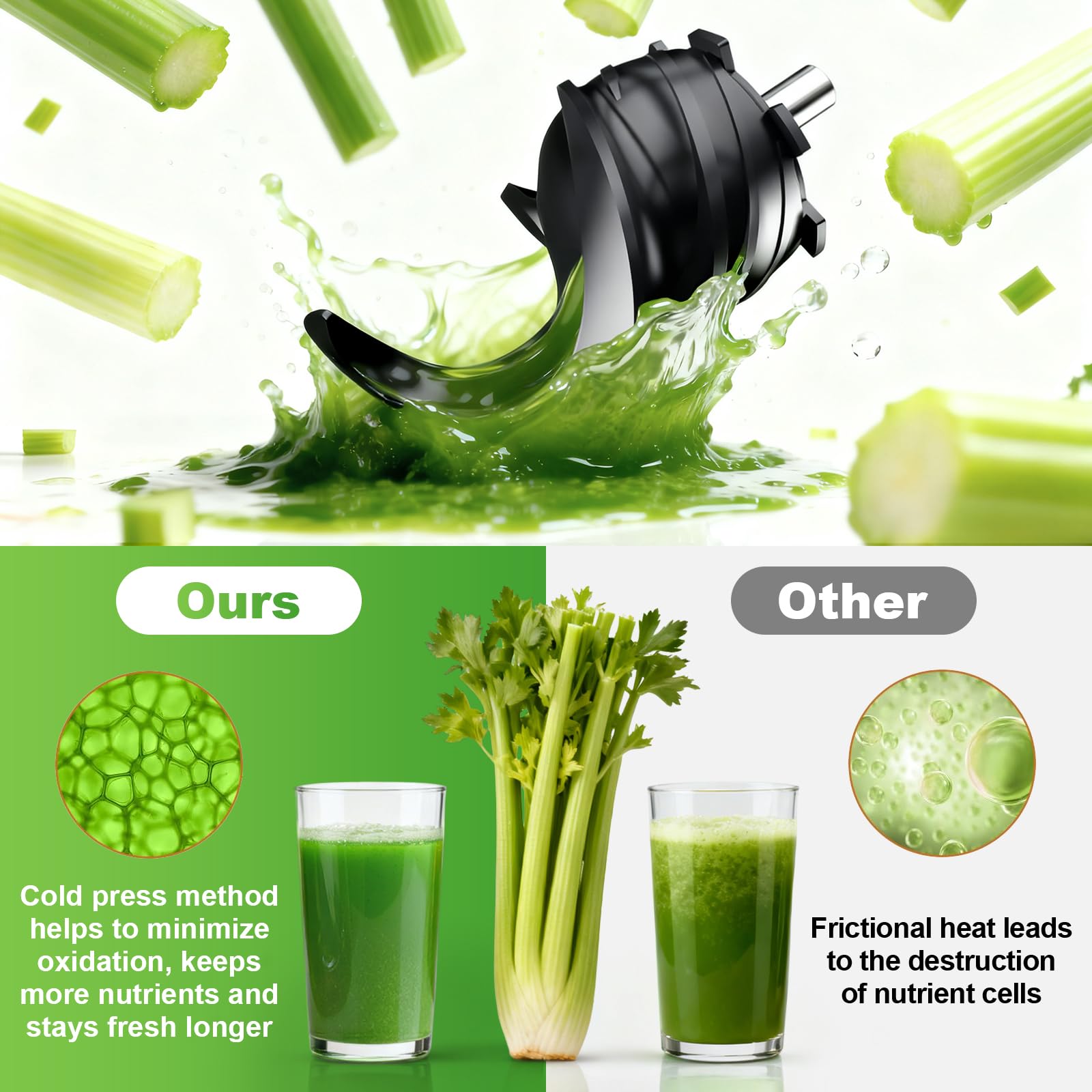 Cofun filtración híbrida 0-1mm y 0-3mm reduce atascos manteniendo nutrientes.